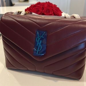 LOULOU SMALL CHAIN BAG IN QUILTED "Y" LEATHER